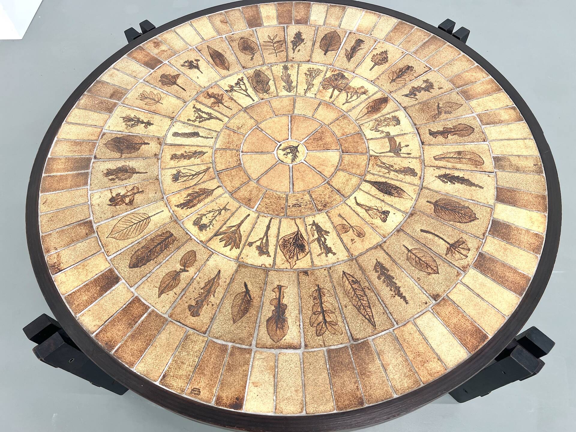 "Les Herbiers" coffee table by Roger Capron