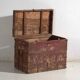 Antique Chinese chest painted in pine wood – China, circa 1920