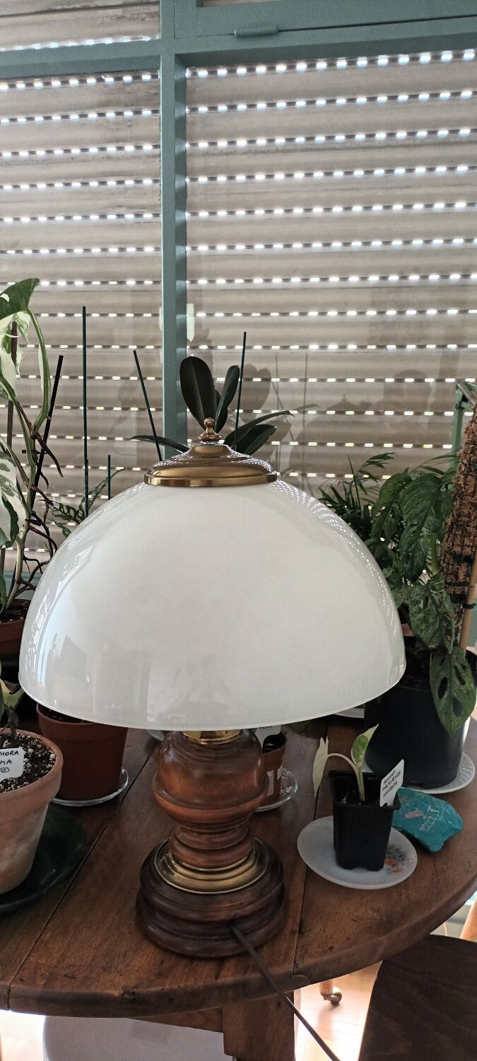 Vintage mushroom lamp