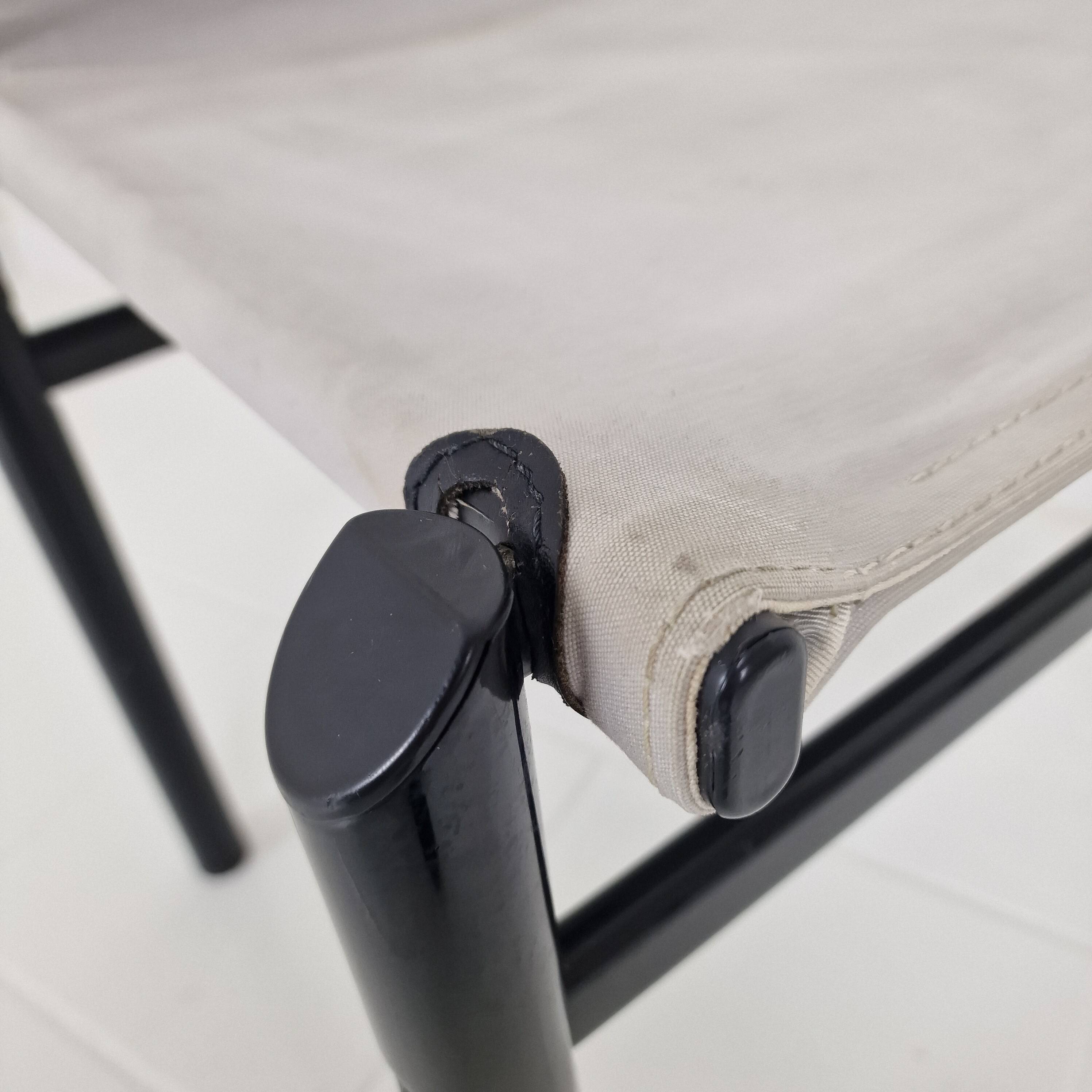 Set of 4 "Mastro" Dining Chairs by Afra & Tobia Scarpa for Molteni, Italy 1980's