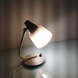 Bedside lamp with pleated day blinds, vintage 60