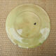Old slipware plate: vine leaves