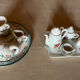 Set of 2 vintage doll coffee sets