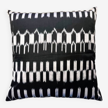 Coussin Shan noir et blanc