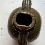 Persimmon glazed terracotta oil jar