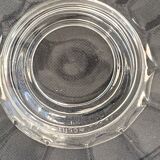 Art Deco cut Val Saint Lambert with silver frame Minerva