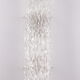 Elongated wall lamp by Kaiser Leuchten with bubble glass 1960s
