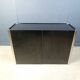 Cabinet in Black Laminate and chrome by Mario Sabot, 1980s