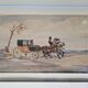 Johnny Audy (active 1840-1880) - Watercolor on paper - "The diligence" - Signed lower right
