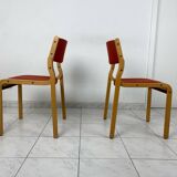 4x Vintage Danish design chairs Kvist Mobler