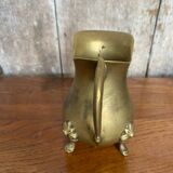 Ancien pichet crémier en laiton art de la table cuisine vintage