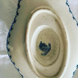 Saucière opaque porcelain of Gien model thistles.