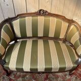 Canapé - Banquette de style Louis XV - Rocaille