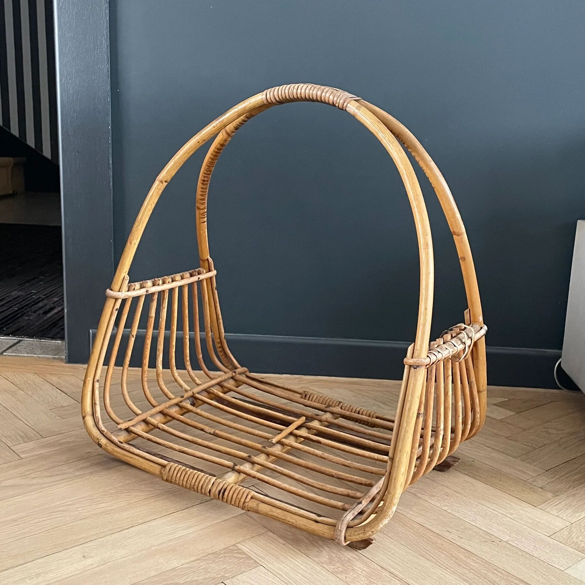 Porte bûches en bambou