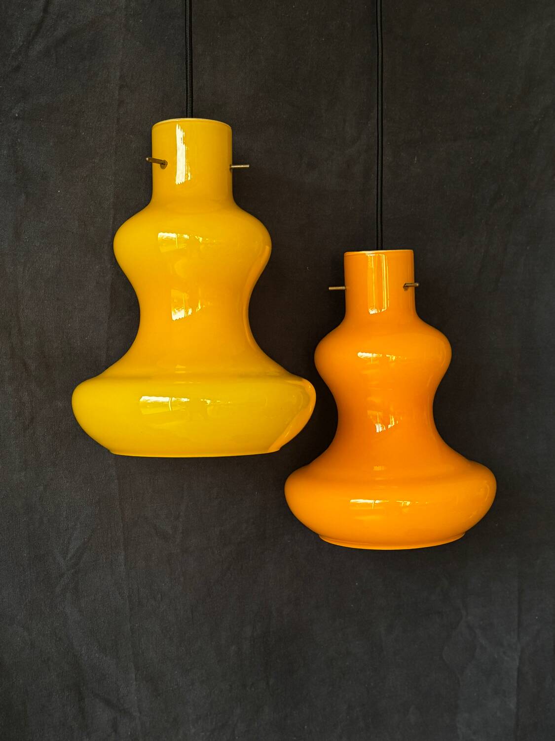Massimo Vignelli Pendant Lights for Gino Vistosi, Murano 1960s