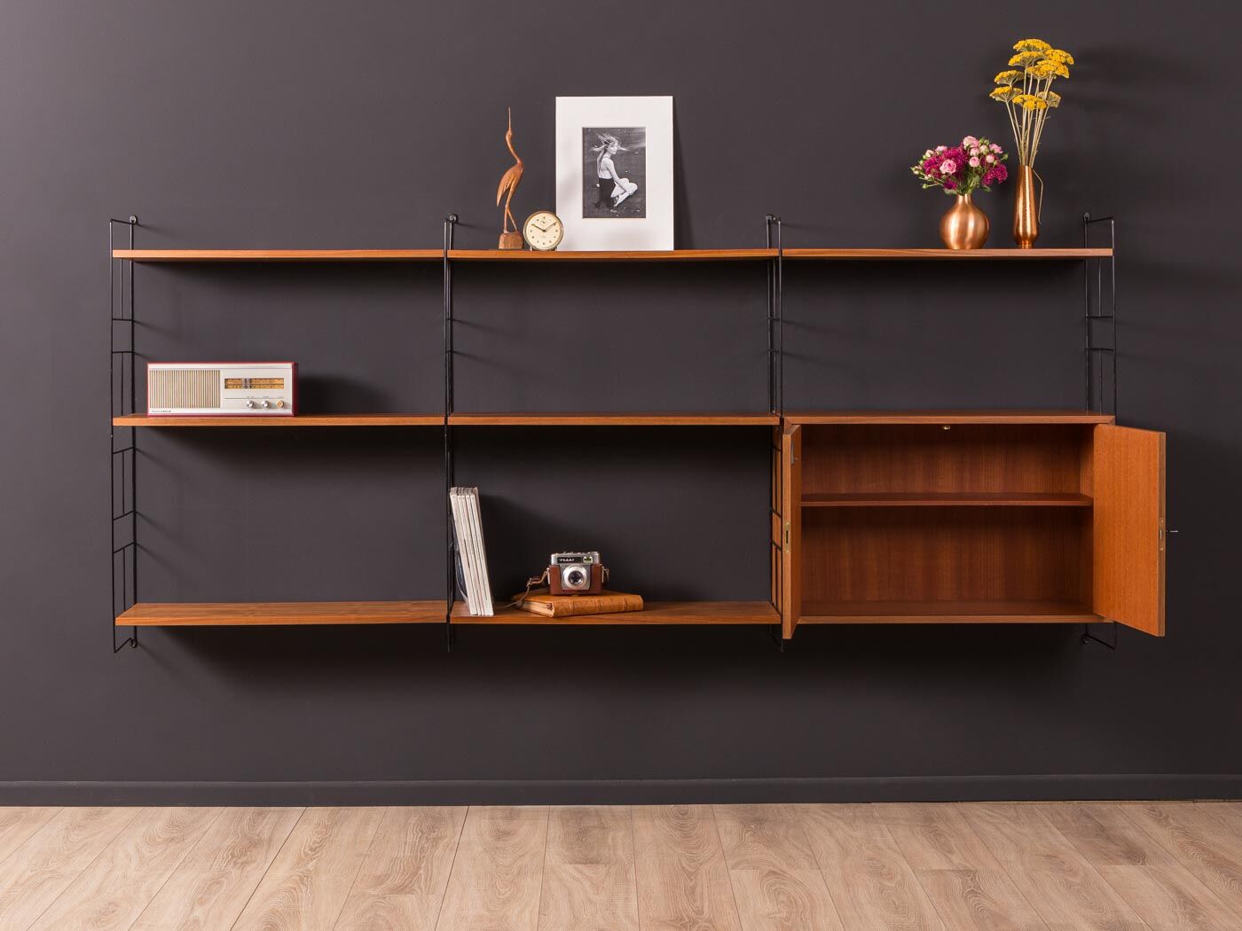 Shelving system by WHB from the 1960s