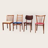 4 chaises mid century