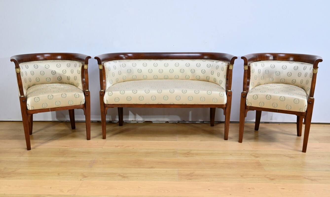 J&J Kohn Stained Beech Living Room, Empire style – Early 20th century