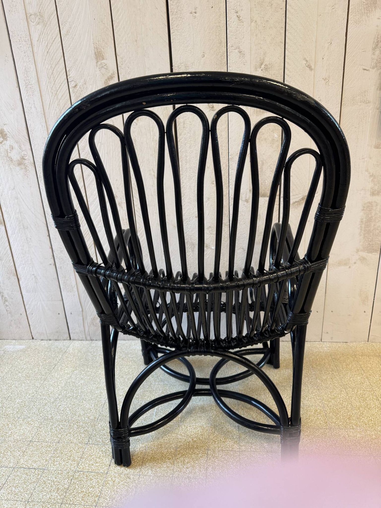 Fauteuil en bambou et rotin