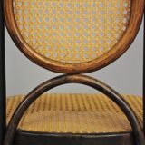 Chairs in bent beech and vienna straw, 1980