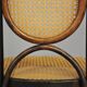 Chairs in bent beech and vienna straw, 1980