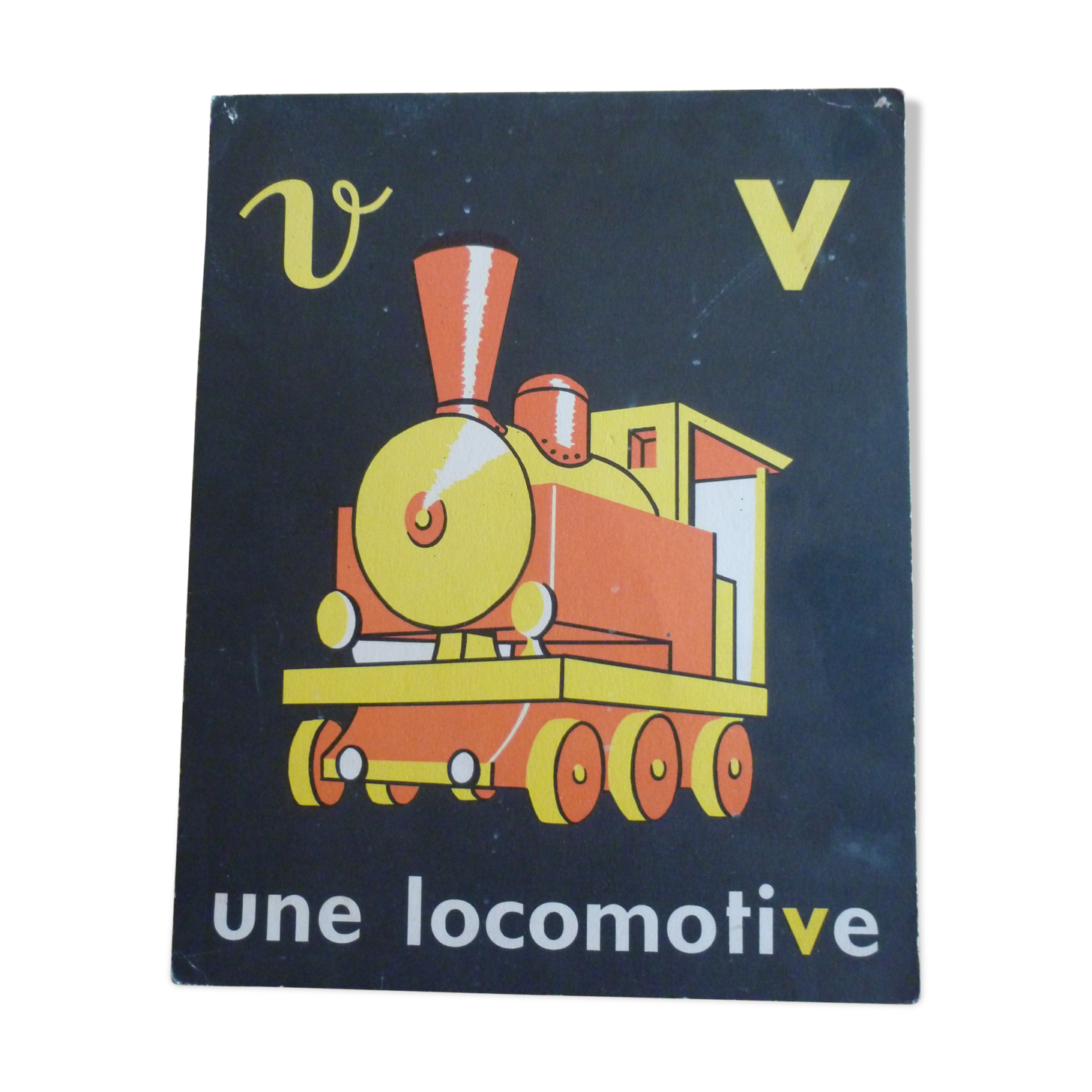 The locomotive, reading image