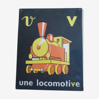 The locomotive, reading image