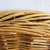 Wicker tray trio