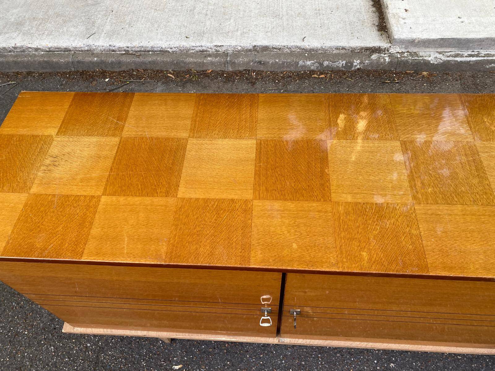 Scandinavian sideboard in solid wood and rosewood 200cm