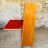 Vintage secretary on feet compass Scandinavian style, circa 50's