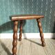 Tabouret tripode vintage