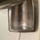 2 appliques murales industrielles aluminium design 1960