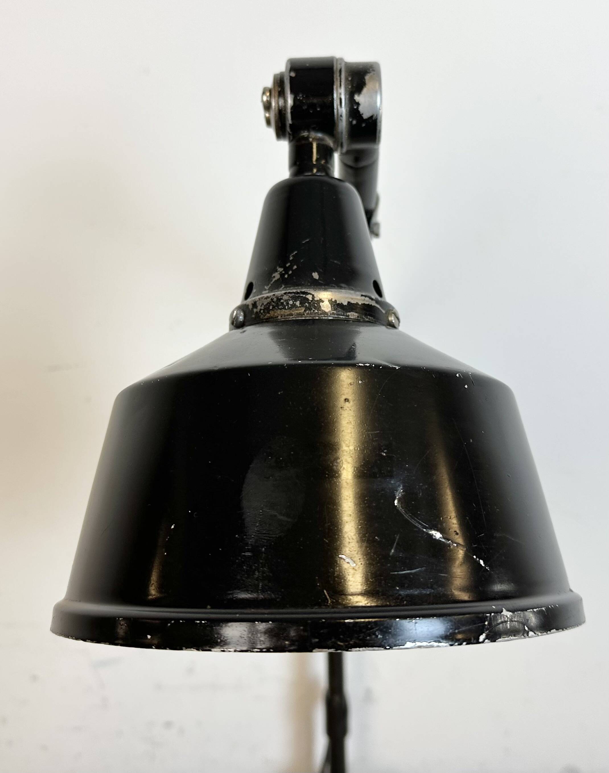 Industrial ddrp desk or wall lamp by curt fischer for midgard, 1930s