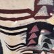 Vintage Carpet Lamas South America 66 x 111 cm