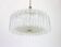 Superb glass tube chandelier from Murano by Doria, Germany, 1970s.
