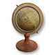 Globe rotatif vintage