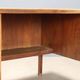 Vintage writing desk in laminated wood, 2 drawers, 1960s design