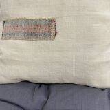 Square cushion in vintage fabric, Kilim style.