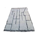 Tapis berbère en laine fait main 150 X 100 CM