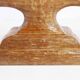 Anthroposophical candle holder in carved wood