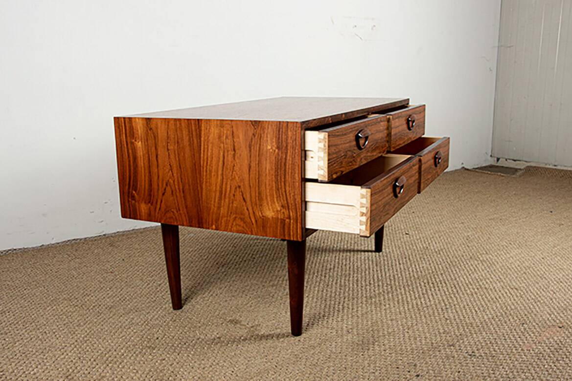 Danish Rosewood Chest of Drawers by Kai Kristiansen/Feldballe Møbelfabrik.