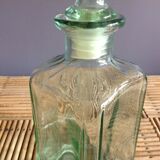 Carafe en verre verte