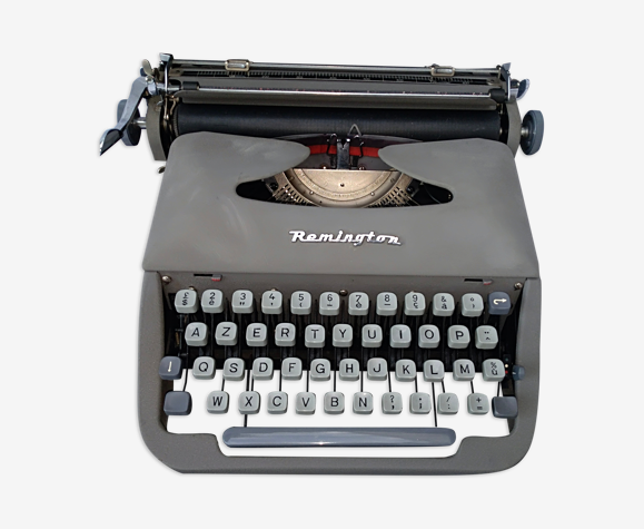 Machine à écrire Remington Portative avec sa valise de transport