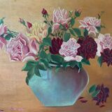Tableau bouquet peinturez l’huile