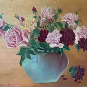 Tableau bouquet peinturez l’huile