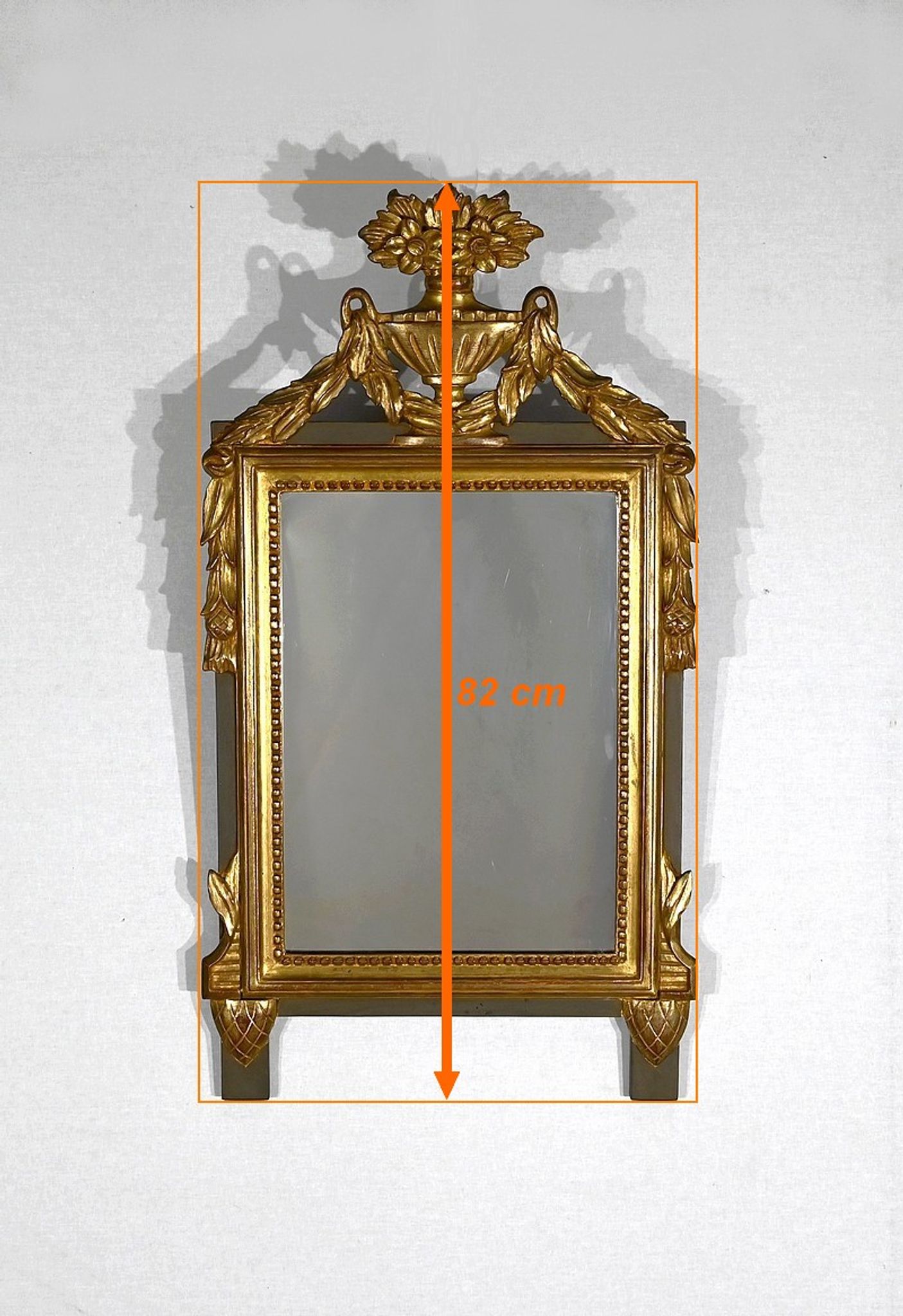 Mirror in gilded wood, louis xvi style – early twentieth century