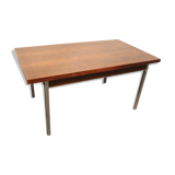 Table à manger extensible en bois de rose par Alfred Hendrickx, Belgique années 1950