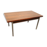 Table à manger extensible en bois de rose par Alfred Hendrickx, Belgique années 1950