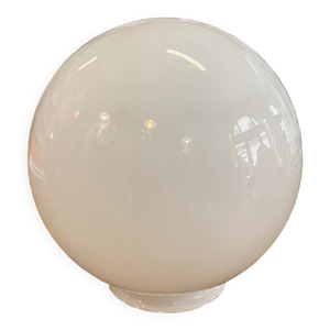 Globe abat jour en verre - blanc