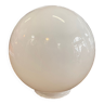Globe abat jour en verre blanc